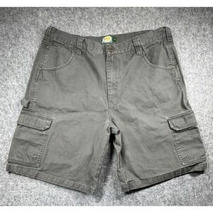 Cabelas Cargo Shorts Mens 42 Green Ducked Canvas Shorts Outdoor‎ Fishing Hiking